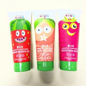 Kids 2 in 1 Shampoo & Conditioner Tear Free Fruity Scent 8 oz Peach watermelon 3
